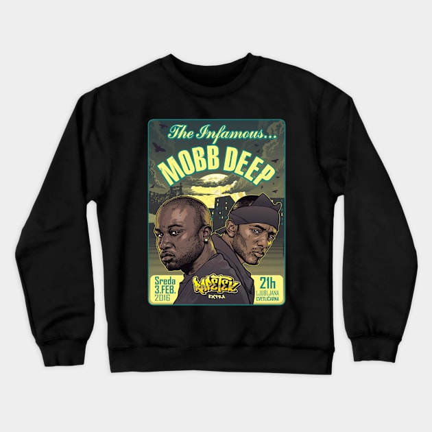 mobb deep 2 Crewneck Sweatshirt by penny lane